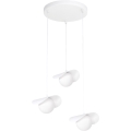 Lámpara colgante con cable RITUAL 3xG9/8W/230V blanca